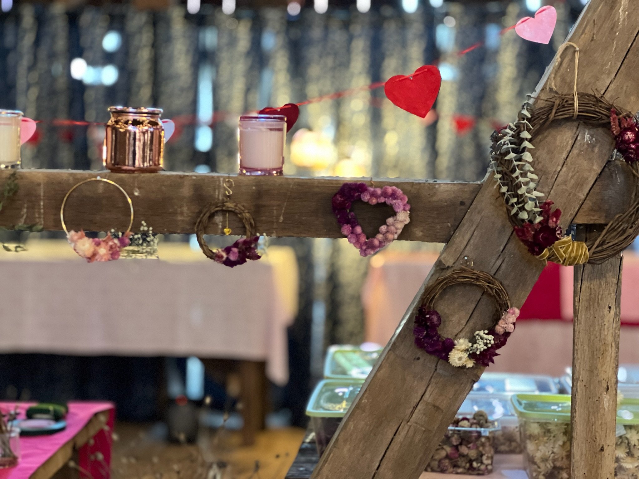 Barn event decor