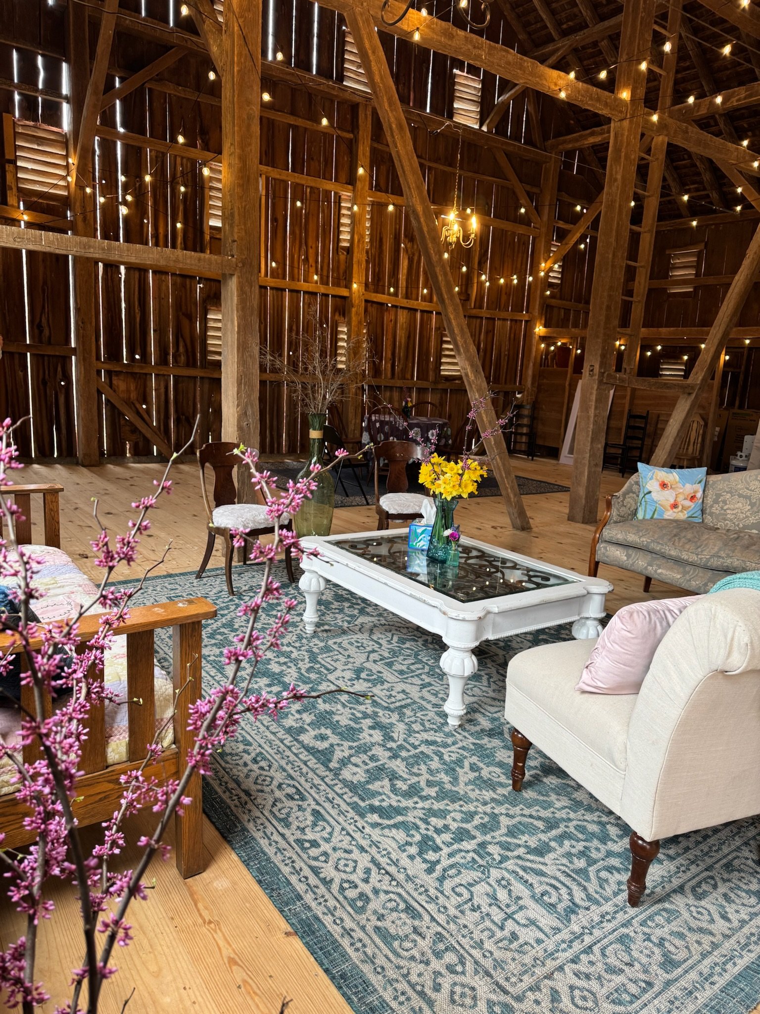 Valentine's event in the barn