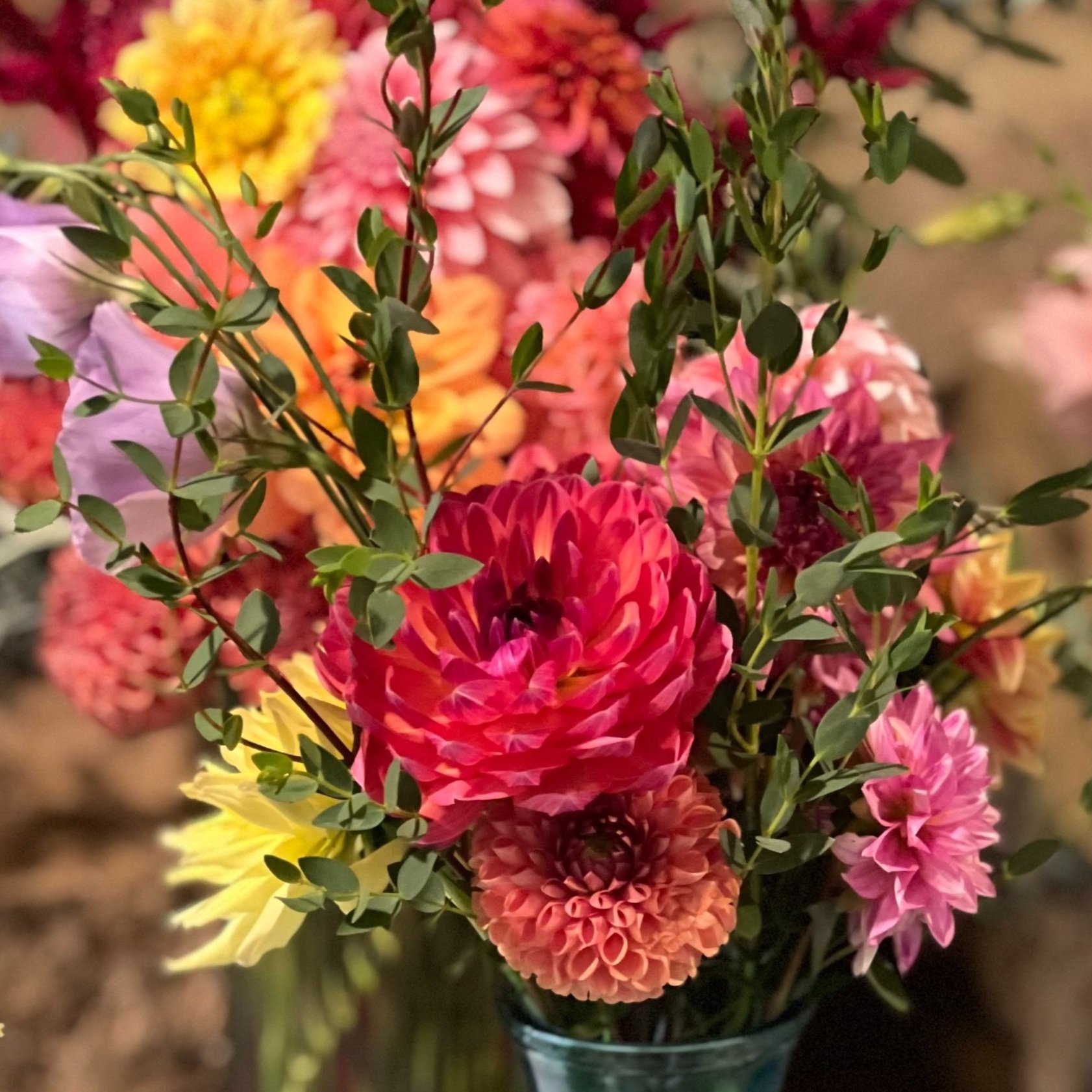 Fall CSA bundle share — seasonal flower arrangement