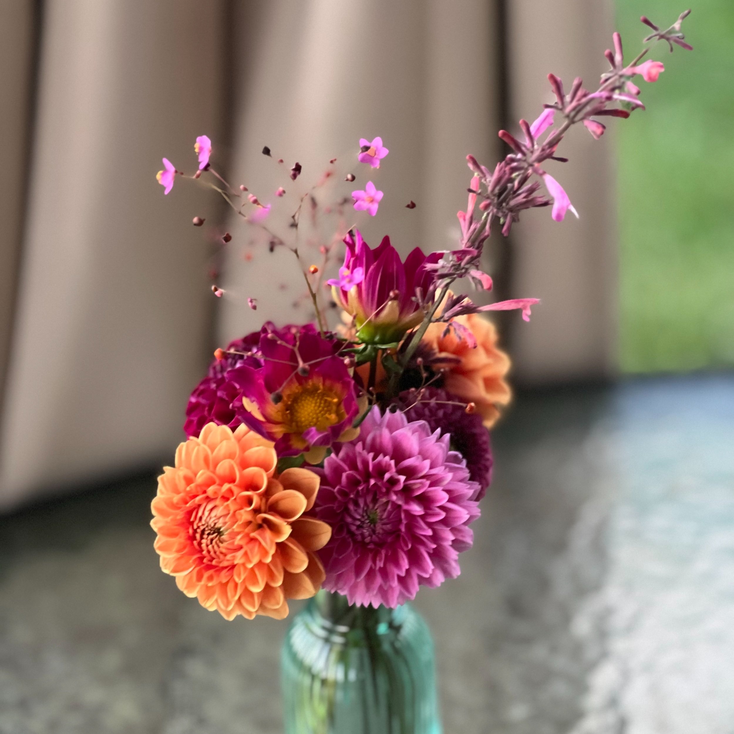 Fresh seasonal bouquet from Nuthatch Gardens