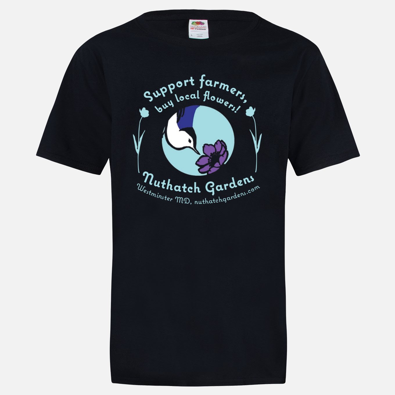 Nuthatch Gardens t-shirt